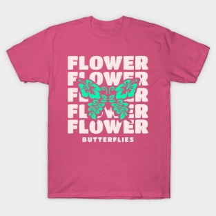 Flower Butterflies T-Shirt